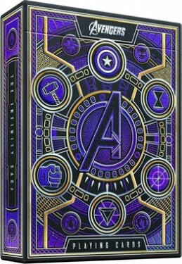 Theory11 Avengers: Infinity SagaMarvel hrací karty superhrdinů Fialová