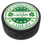 Mustang Puk Washington Capitals NHL Lucky St. Patricks Day Puck