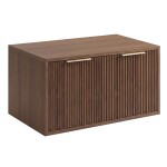 REA - Koupelnová skříňka pod umyvadlo Core 80cm Brown REA-M0412