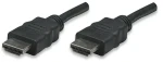 Manhattan kabel pro monitory HDMI-HDMI 5m / černý / stíněný (306133)