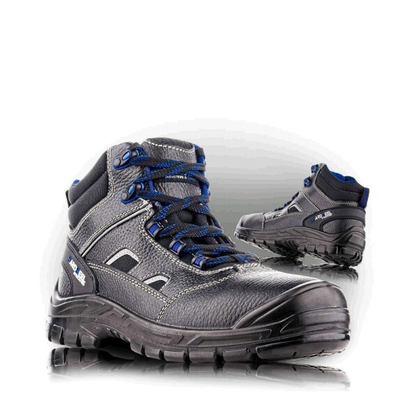 Obuv BRUSEL 2880-S3, kotníková pracovní celokožená s ocelovou tužinkou a planžetou 40 černá