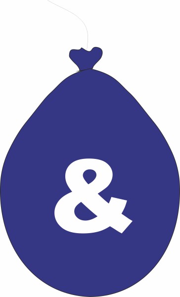 Balónek znak & modrý balonky.cz Balónek znak & modrý balonky.cz