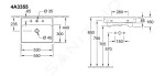 VILLEROY & BOCH - Collaro Umyvadlo 550x440 mm, bez přepadu, otvor pro baterii, alpská bílá 4A335601