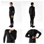 Dres FORCE SPIKE dlouhý rukáv, černo-fluo