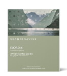 SKANDINAVISK FJORD 350 g - SKANDINAVISK Vonná svíčka FJORD 350 g, zelená barva, sklo