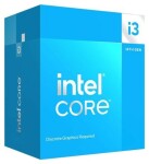 Intel Core i3-14100F @ 3.5GHz / TB 4.7GHz / 4C8T / L3 12MB / Bez VGA / Raptor Lake Refresh / 110W (BX8071514100F)