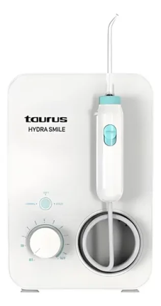 Taurus HYDRA SMILE bílá / Ústní sprcha / 7 trysek / 1700 pulzů/min / nádržka 0,6 l / 3 režimy (904700000)