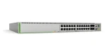Allied Telesis L3 Stack switch PoE+ 20x GbE + 4x Multi-Gig šedá / Switch / 24 portů / L3 řízený / PoE+ / Stohovatelný (AT-GS980MX/28PSM-50)