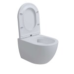 GEBERIT - Duofix Set předstěnové instalace, kompaktního klozetu Oudee Vortex a sedátka softclose, tlačítko Sigma30, lakovaný chrom mat/chrom SANI11CA1142B