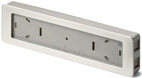 Hettich Nábytková úchytka zápustná Touch – In nerez imitace (106193)