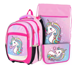 Školní batohový set STIL (Helma) Junior 3-dílný - Unicorn