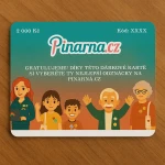Pinarna.cz 500 Kč Dárková karta - digitální