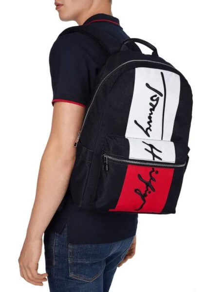 Tommy Hilfiger Signature Corp AM0AM07596 modrý 20l