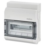 Hensel 61001141 KV 9112 NT malý rozváděč na omítku Počet modulů (šířka) = 12 Počet řádků = 1 Obsah 1 ks
