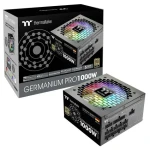 Thermaltake Germanium Pro RGB 1000W černá / Napájecí zdroj / ATX 3.1 / aktivní PFC / 80 PLUS Gold / 12V-2x6 (WG1000RE)