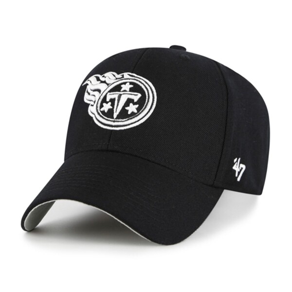 47 Brand Pánská kšiltovka Tennessee Titans NFL Black & White MVP Adjustable
