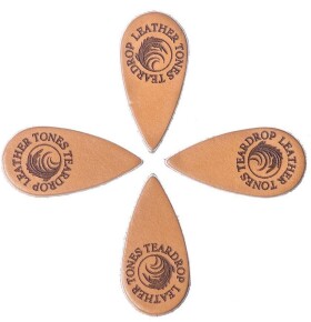 Timber Tones Leather Tones Teardrop Cognac Leather 4-Pack