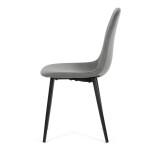 Jídelní židle, šedá, sametová látka, CT-V2971 GREY4
