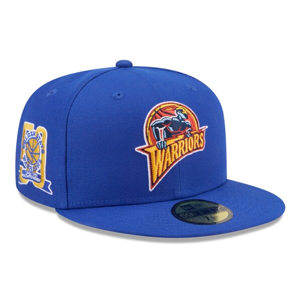 New Era Pánská kšiltovka Golden State Warriors NBA 1946-1996 Hardwood Classics 59FIFTY Fitted Velikost: 7 5/8