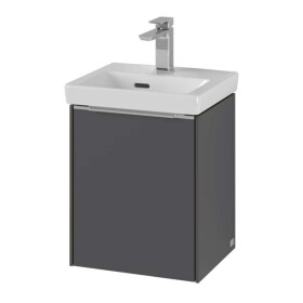 VILLEROY & BOCH - Subway 3.0 Umyvadlová skříňka, 35x43x31 cm, 1 dvířka, grafitová C58400VR