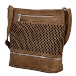 Stylová dámská crossbody kabelka Teri, hnědá
