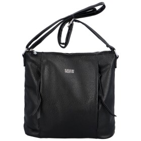 Trendová dámká koženková crossbody Larika, černá