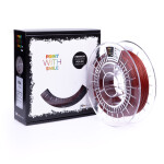 PLA WOOD MAHAGON filament 1,75 mm Print With Smile 0,45kg