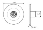 HANSA - Varox Pro Sprchová baterie pod omítku, chrom 40559183