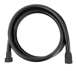 SAPHO - SOFTFLEX plastová sprchová hadice, 150cm, černá mat 1208-17