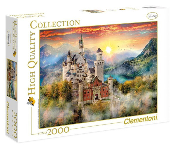 Puzzle Zámek Neuschwainstein 2000 dílků - Clementoni