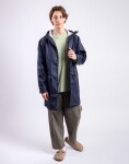 Herschel Supply Long Classic Rain Jacket Men's Darkest Navy M