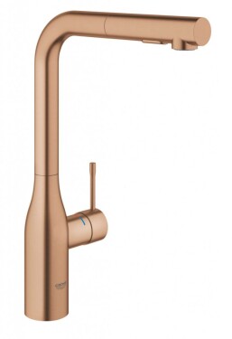 GROHE - Essence Dřezová baterie s výsuvnou sprškou, kartáčovaný Warm Sunset 30270DL0