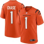 Nike Pánský dres Cincinnati Bengals NFL Ja'Marr Chase #1 Game Velikost: 3XL
