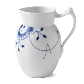 Royal Copenhagen Porcelánový džbán Blue Fluted Mega 900 ml, bílá barva, porcelán