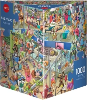 HEYE Puzzle Zvířecí tělocvična