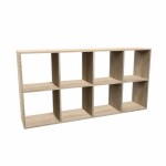 Regál Malax 2x4 sonoma