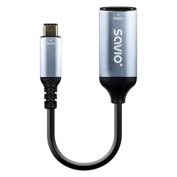 AK-78 USB-C (M) - HDMI (F) hliníkový / Adaptér / DP Alt mód / 4K / 60Hz (SAVAK-78)