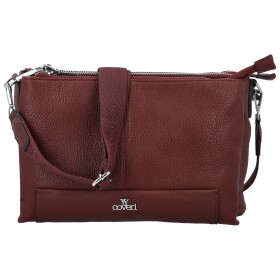 Trendy dámská koženková crossbody kabelka Kalle, vínová