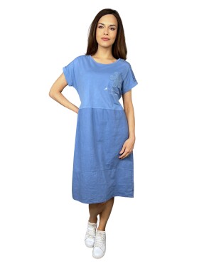 HOSH Šaty Cyra Velikost: UNI, Barva: Modrá