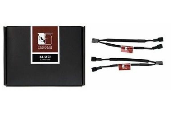 Noctua NA-SYC2 / Y kabel / 2x 3-Pin PWM 115 mm / Maximálně 12W (4716123315209)