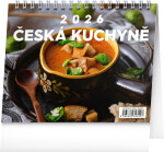 Stolní kalendář 2026 NOTIQUE - Česká kuchyně, 16,5 x 13 cm
