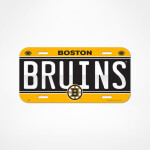 Wincraft Cedule Boston Bruins NHL License Plate Banner