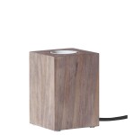 STAR TRADING Dřevěná lampa Lys Brown, přírodní barva, dřevo