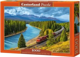 Castorland 105564-2 Puzzle Kanadská pacifická železnice v národním parku Banff