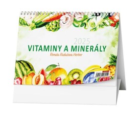 Vitamíny minerály 2025 stolní kalendář