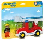 Playmobil 6967 Hasičské auto s žebříkem a košem