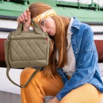 Taška přes rameno Reisenthel Allrounder Cross Rhombus olive