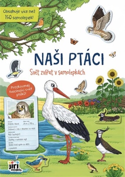Svět zvířat v samolepkách Naši ptáci