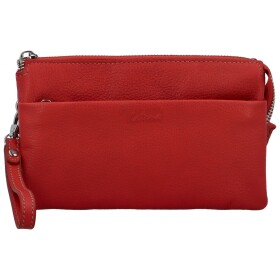 Luxusní dámská malá crossbody kabelka Katana Isadora, červená