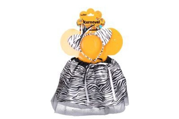 Set karneval - zebra, Wiky, W026077